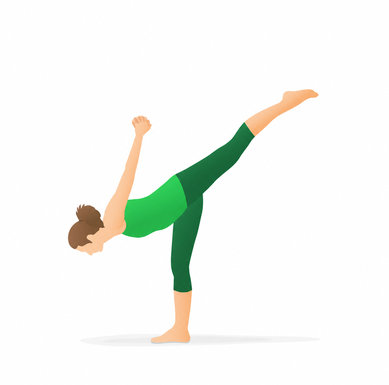 Tư thế Tư thế Đổ người Cái cây