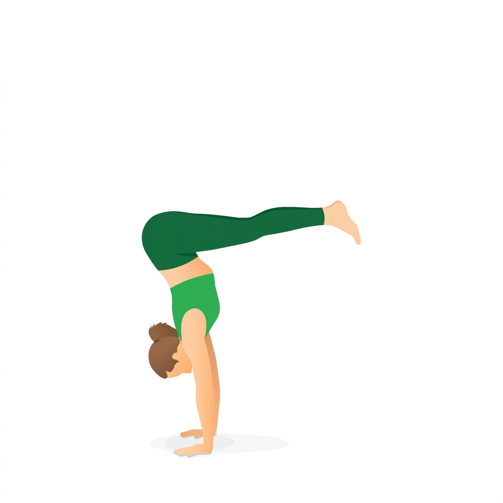 Tư thế Tư thế Handstand gập hông