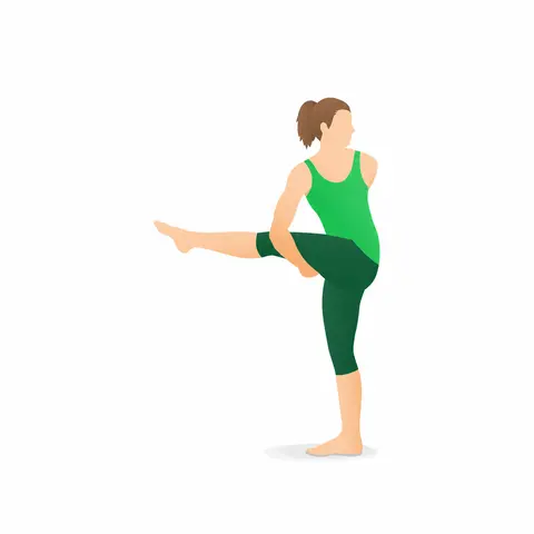 Tư thế Tư thế Chim thiên đường xoay