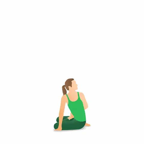 Tư thế Tư thế Xoắn hiền triết Bharadvaja