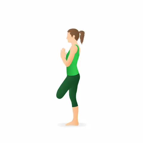 Tư thế Tư thế Đứng nửa Hoa sen
