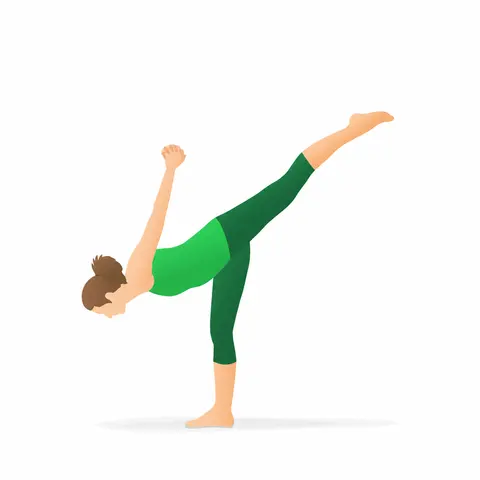 Tư thế Tư thế Đổ người Cái cây