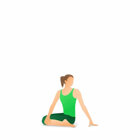 Tư thế Tư thế Anh hùng xoắn