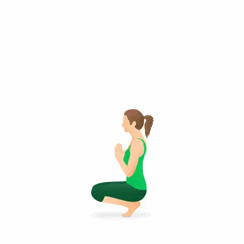 Tư thế Tư thế Thăng bằng trên ngón chân ngồi xổm