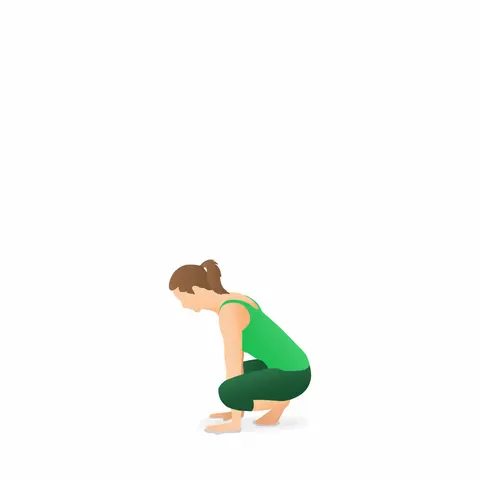 Tư thế Tư thế Quạ (chuẩn bị)