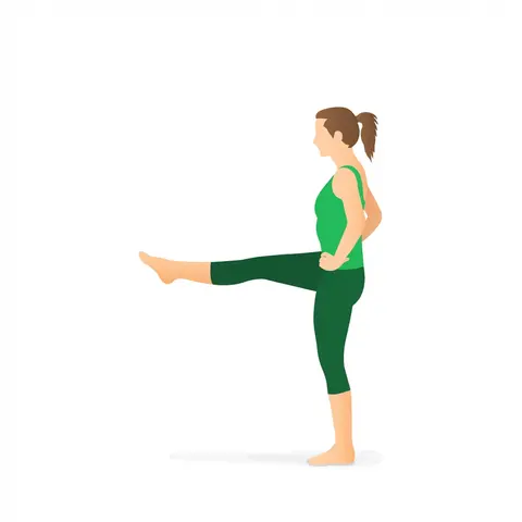 Tư thế Tư thế Núi một chân
