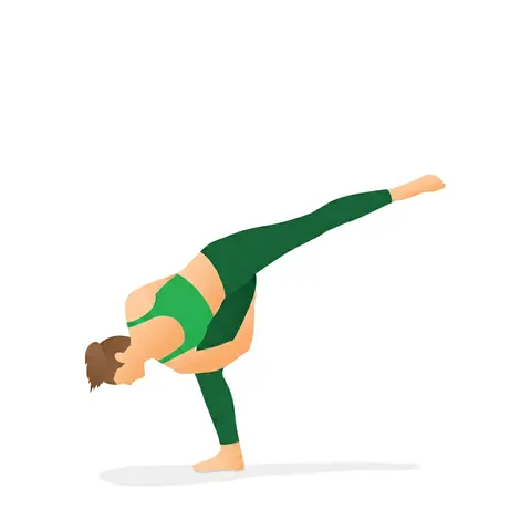 Tư thế Tư thế Khóa tay nửa vầng trăng